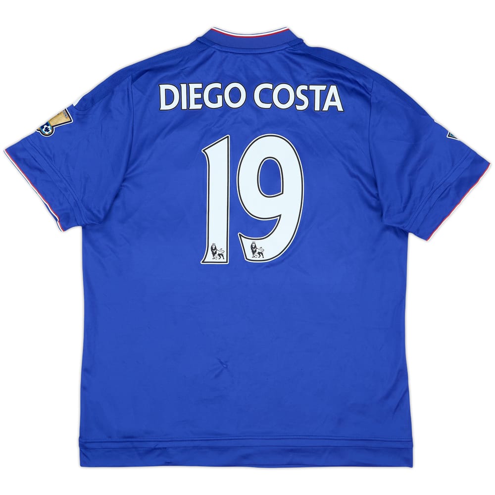 2015-16 Chelsea Home Shirt Diego Costa #19 - 9/10 - (XL)