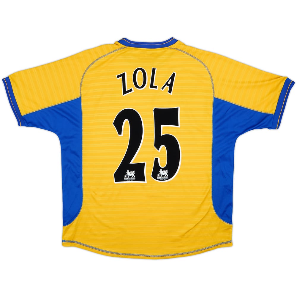 2000-01 Chelsea Away Shirt Zola #25 - 6/10 - (XL)