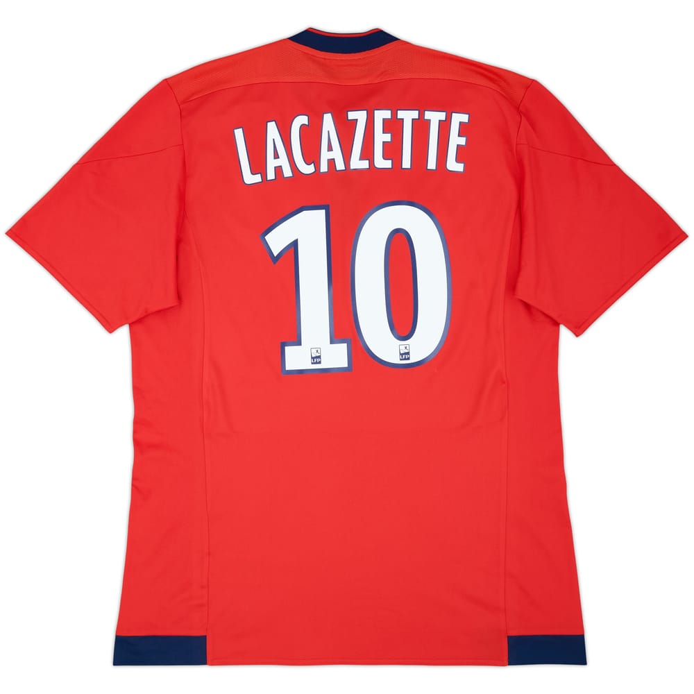 2015-16 Lyon Away Shirt Lacazette #10 - 8/10 - (L)