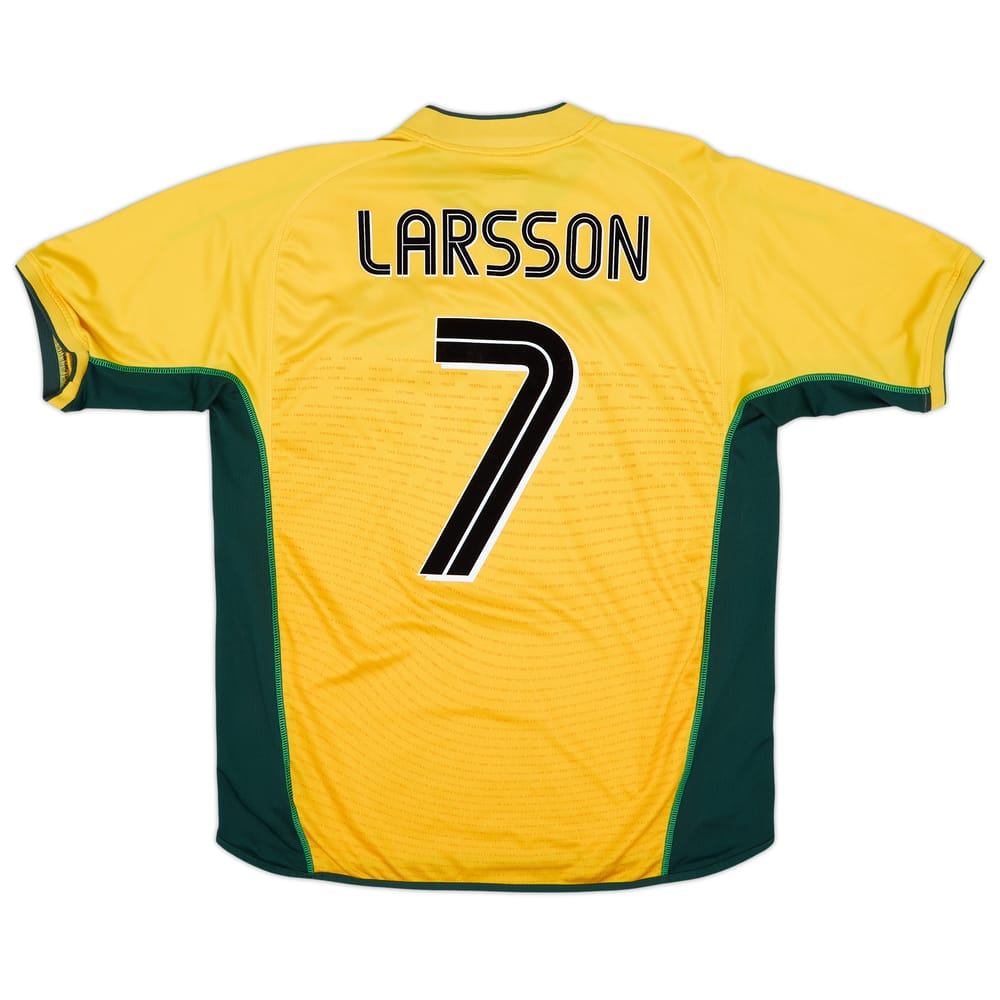 2002-03 Celtic Away Shirt Larsson #7 - 9/10 - (L)