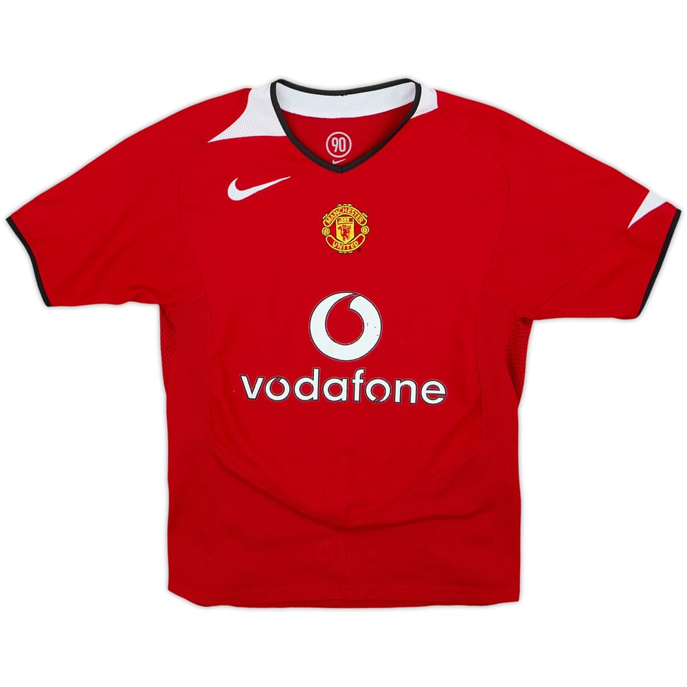2004-06 Manchester United Home Shirt - 6/10 - (9-10 Years)