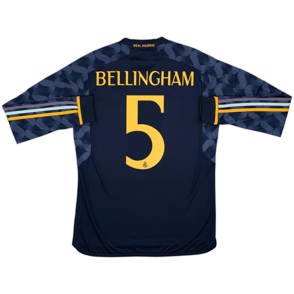 2023-24 Real Madrid Away L/S Shirt Bellingham #5 - 10/10 - (M)