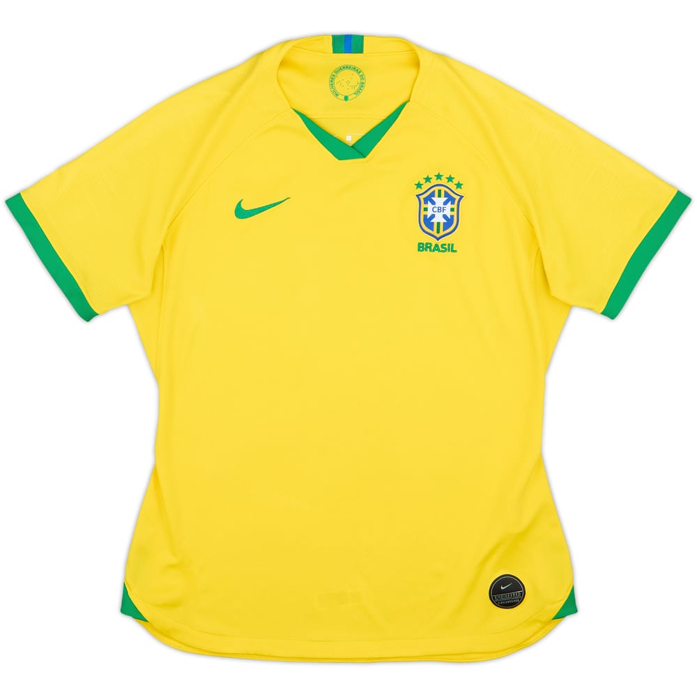 2019-20 Brazil Home Shirt - 6/10 - (Women's L)