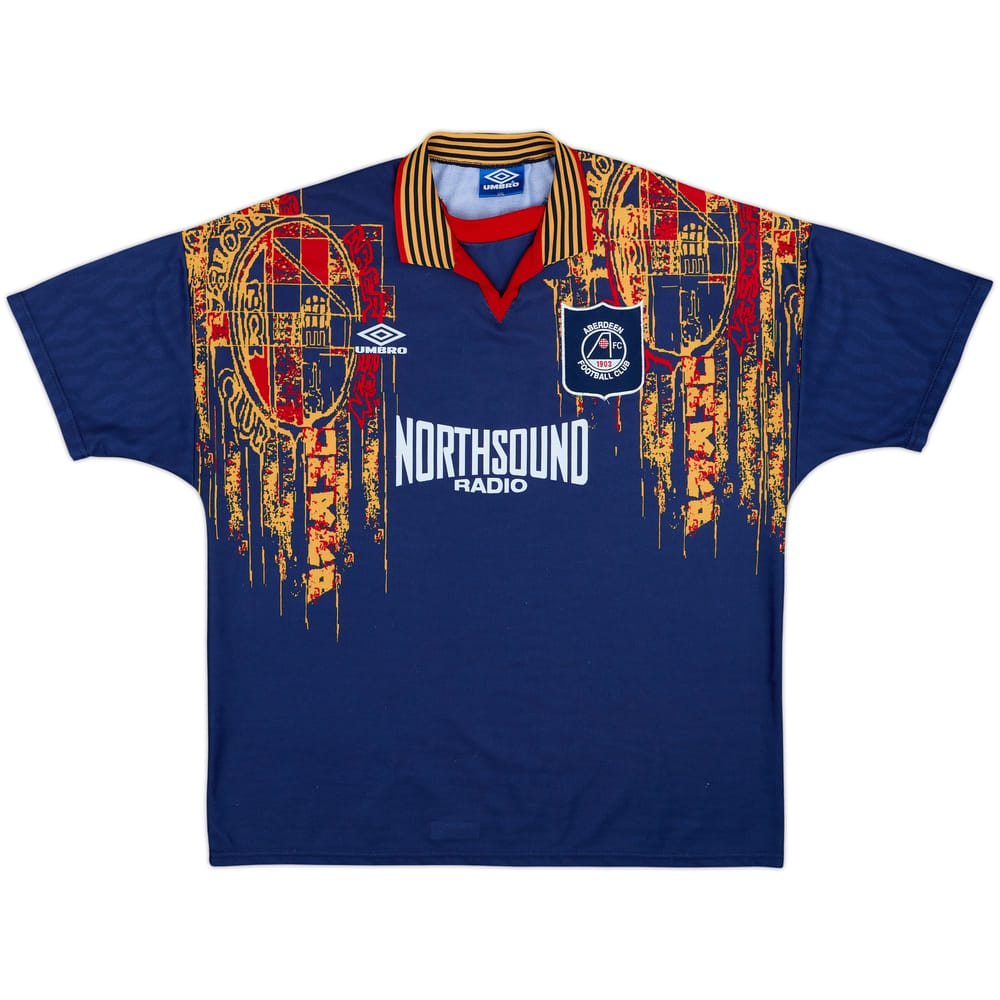1994-96 Aberdeen Away Shirt - 9/10 - (XXL)