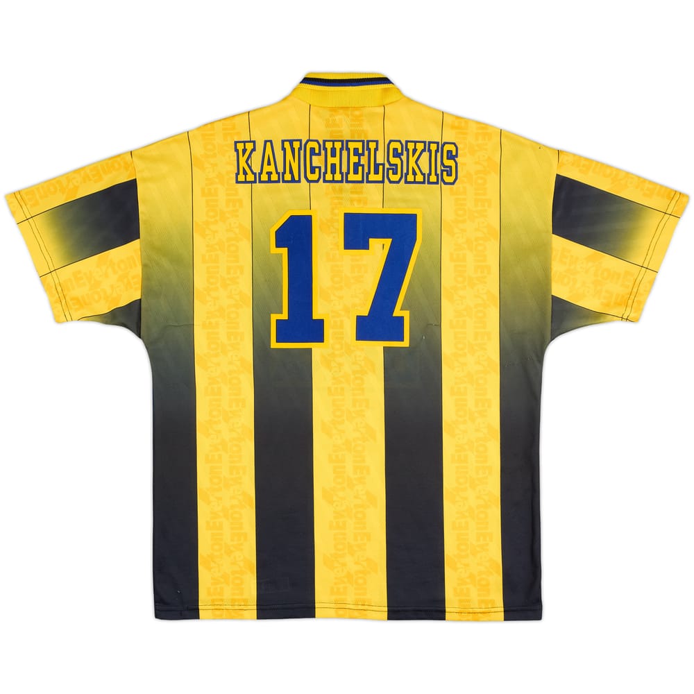 1996-98 Everton Away Shirt Kanchelskis #17 - 8/10 - (L)