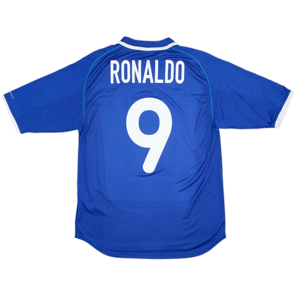 2000-02 Brazil Away Shirt Ronaldo #9 - 6/10 - (M)