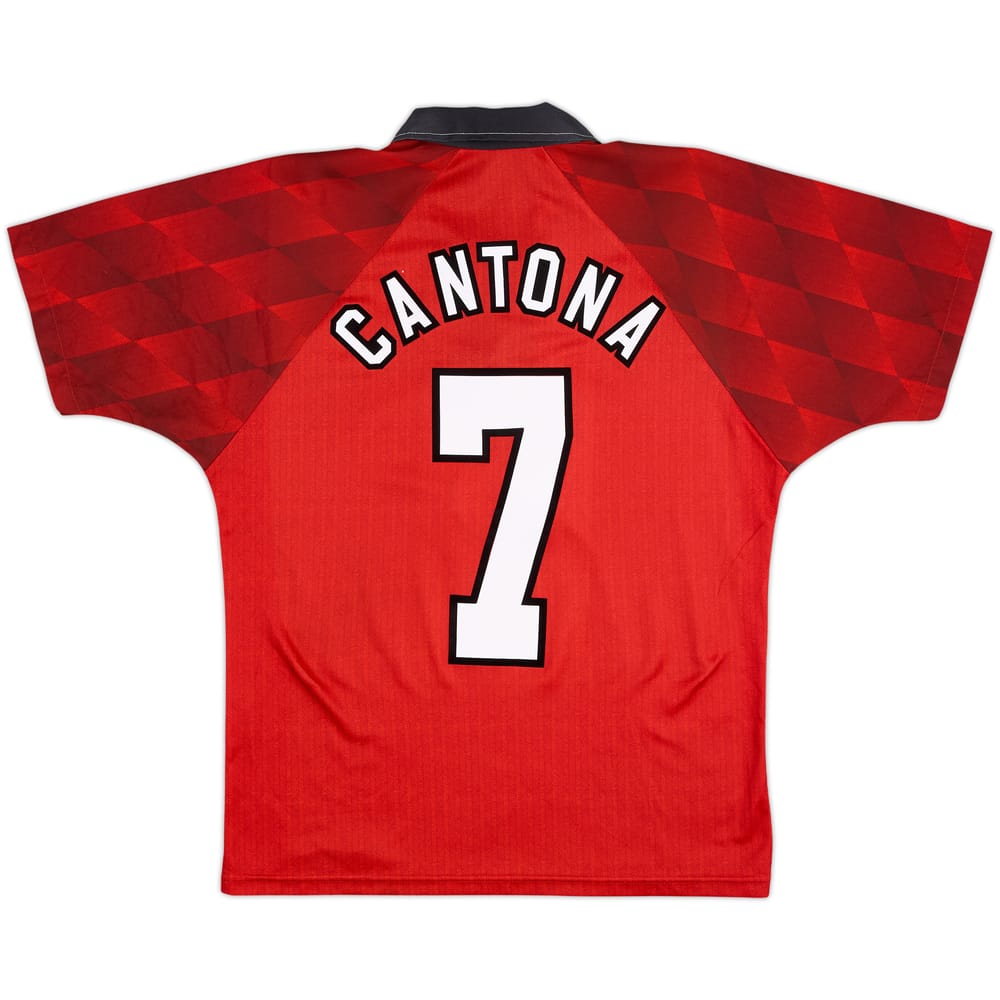 1996-98 Manchester United Home Shirt Cantona #7 - 6/10 - (M)
