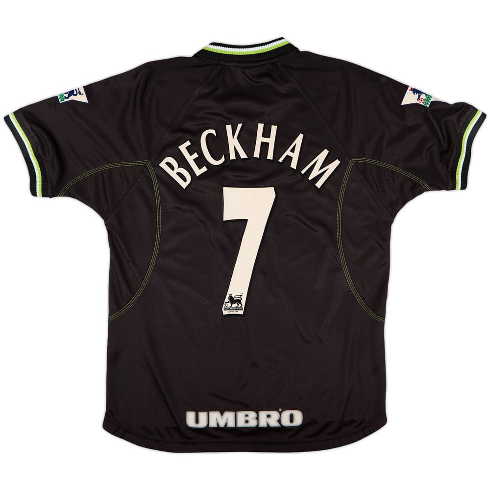 1998-99 Manchester United Third Shirt Beckham #7 - 9/10 - (M)