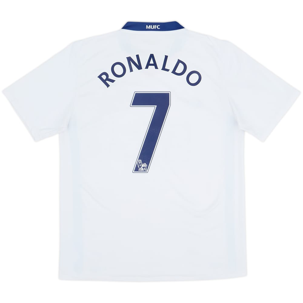 2008-10 Manchester United Camiseta de visitante Ronaldo #7 - 5/10 - (M)
