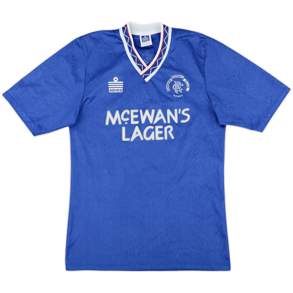 1990-92 Rangers Home Shirt - 8/10 - (S)