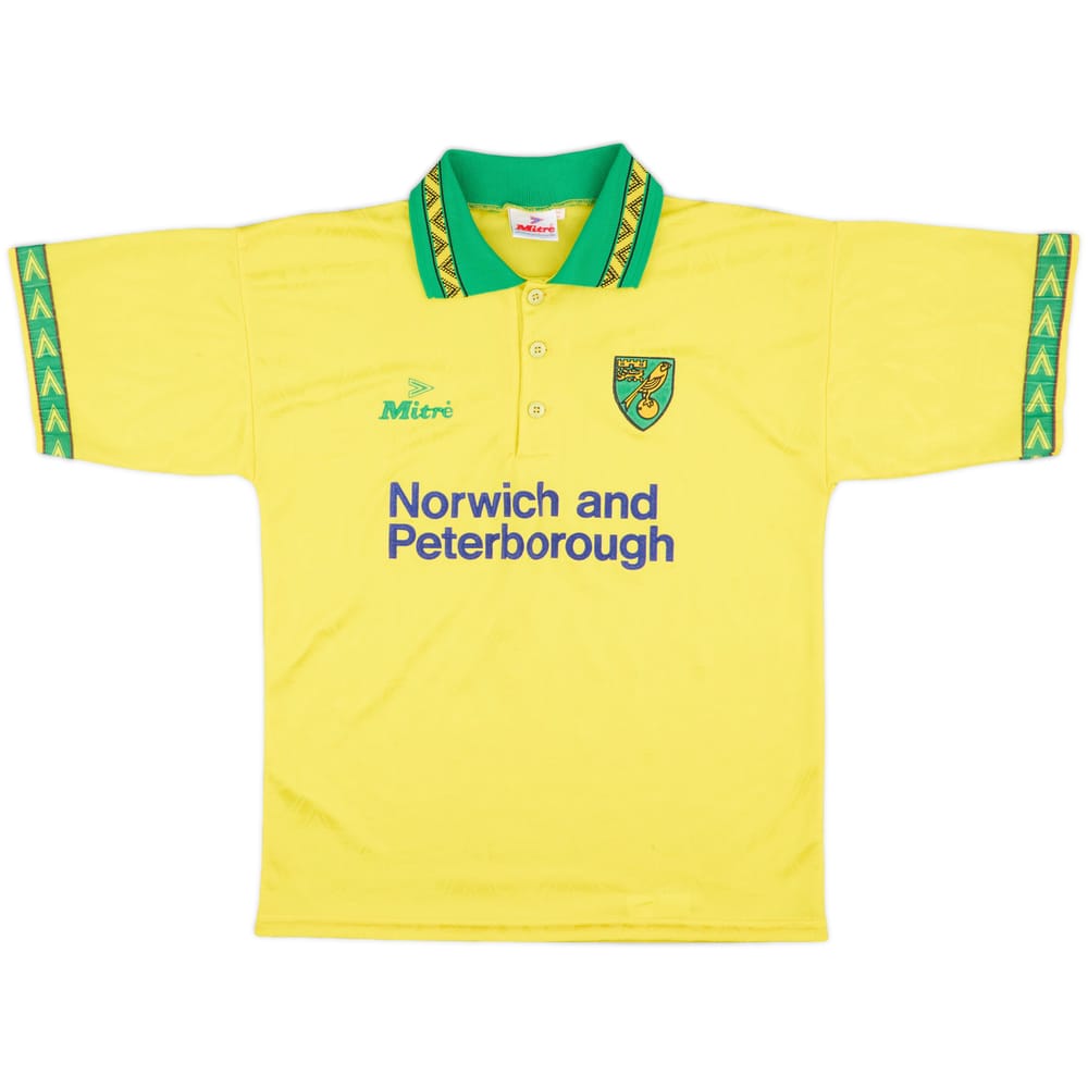 1994-96 Norwich Home Shirt - 8/10 - (S)