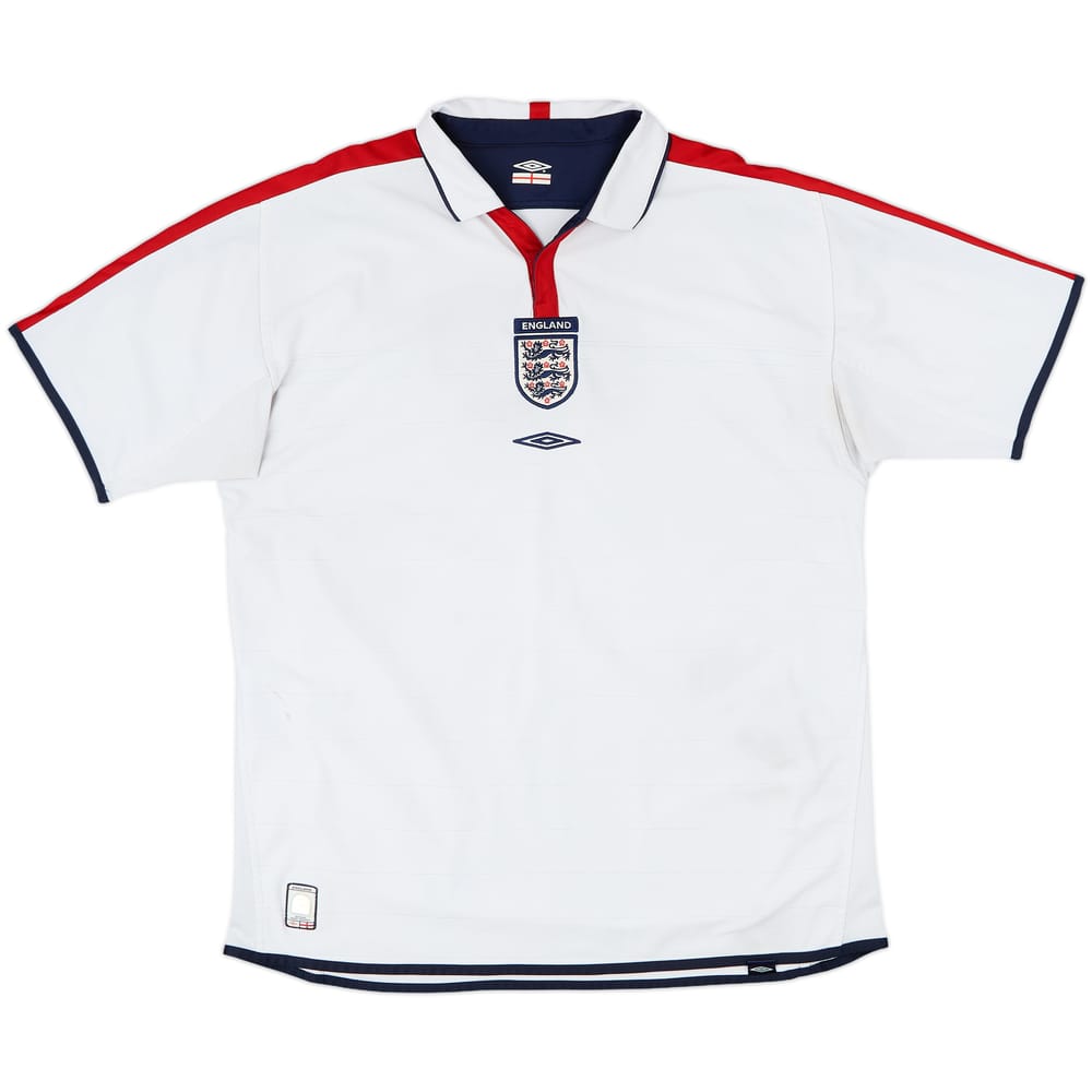 2003-05 England Home Shirt - 5/10 - (XL)