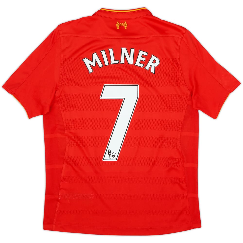 2016-17 Liverpool Home Shirt Milner #7 - 9/10 - (XL.Boys)
