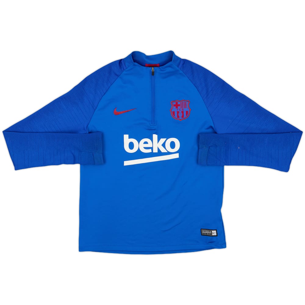 2019-20 Barcelona Nike 1/4 Zip Drill Top - 6/10 - (L.Boys)