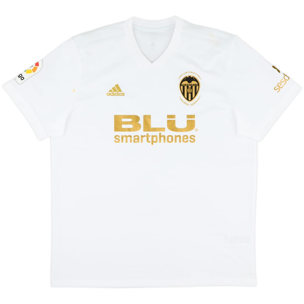 2018-19 Valencia Centenary Home Shirt - 7/10 - (XL)
