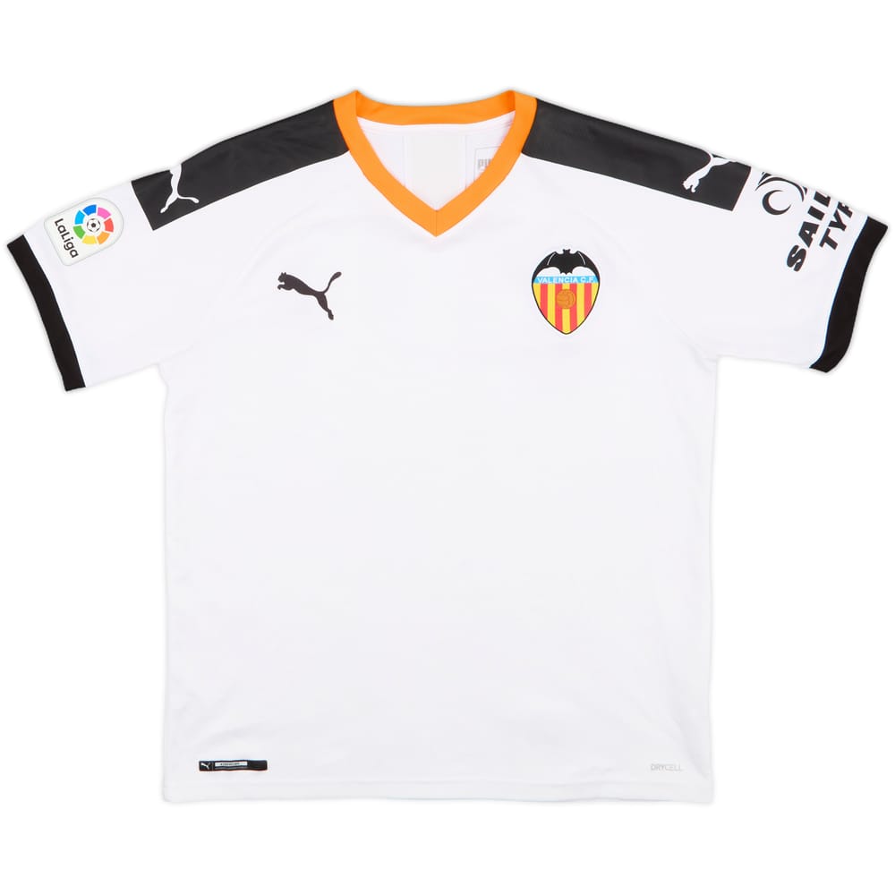 2019-20 Valencia Home Shirt - 9/10 - (L.Boys)