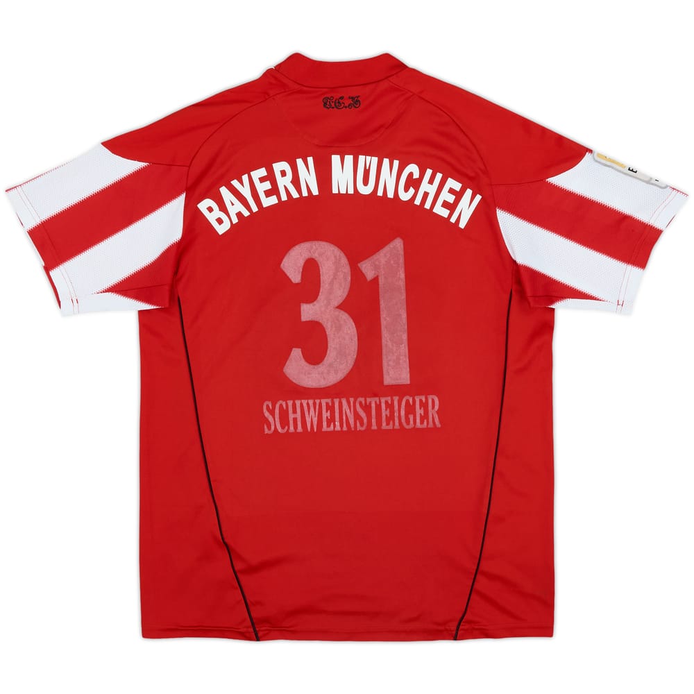 2010-11 Bayern Munich Home Shirt Schweinsteiger #31 - 4/10 - (L.Boys)