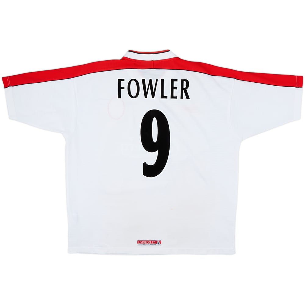 1998-99 Liverpool Away Shirt Fowler #9 - 8/10 - (XL)