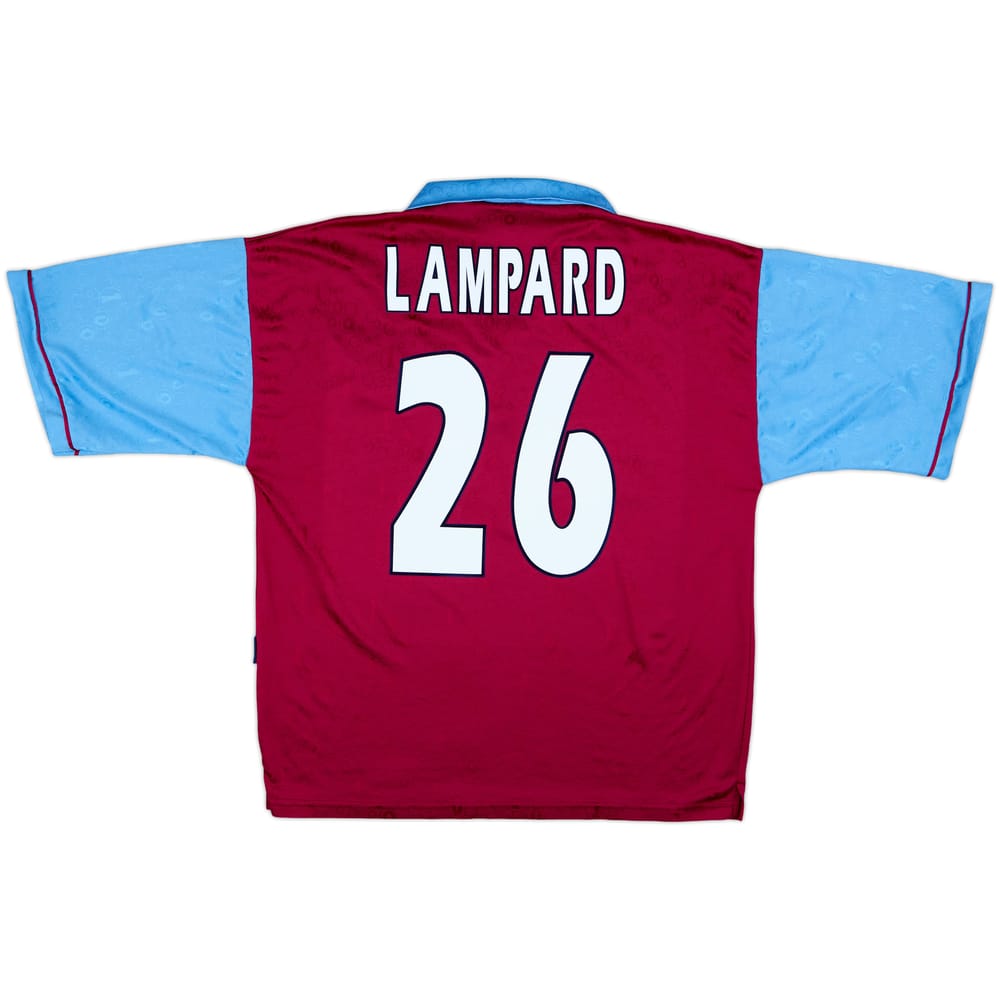 1995-97 West Ham Centenary Home Shirt Lampard #26 - 8/10 - (L)