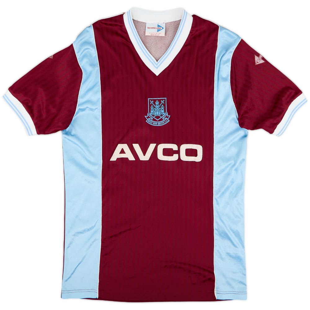 1987-89 West Ham Home Shirt - 6/10 - (M)