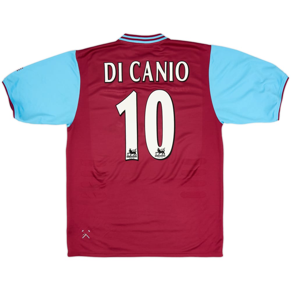 2001-03 West Ham Home Shirt Di Canio #10 - 8/10 - (XL)