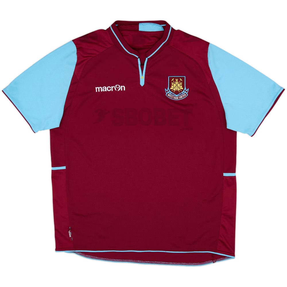 2012-13 West Ham Home Shirt - 4/10 - (XL)