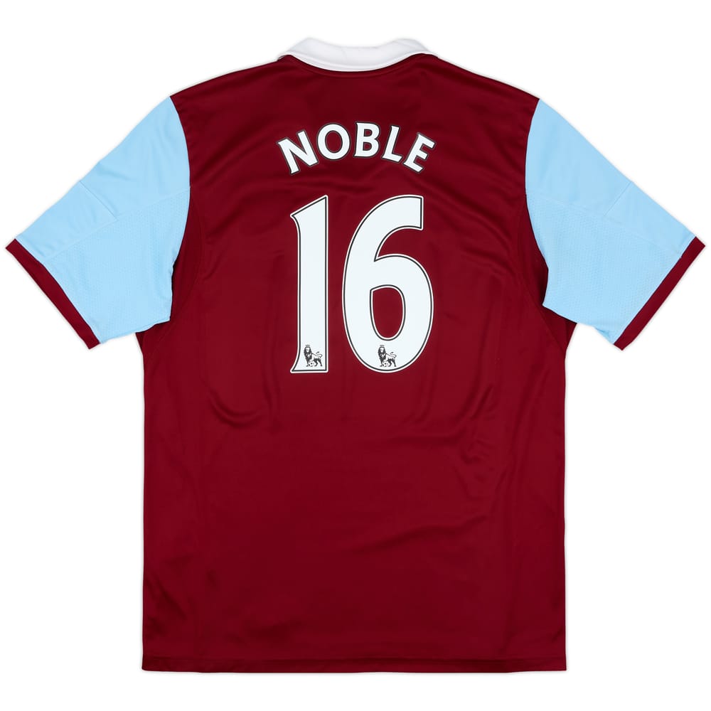 2013-14 West Ham Home Shirt Noble #16 - 10/10 - (XL)