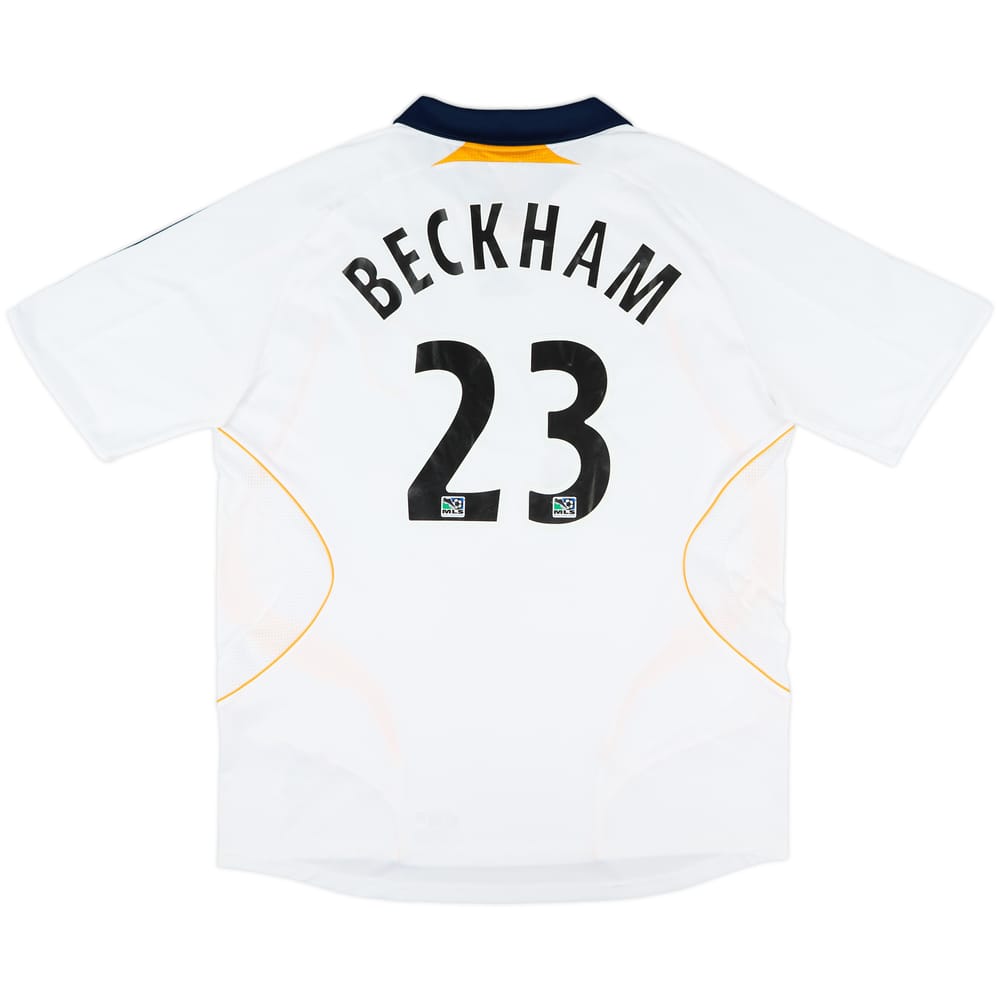 2007-08 LA Galaxy Home Shirt Beckham #23 - 7/10 - (XL)