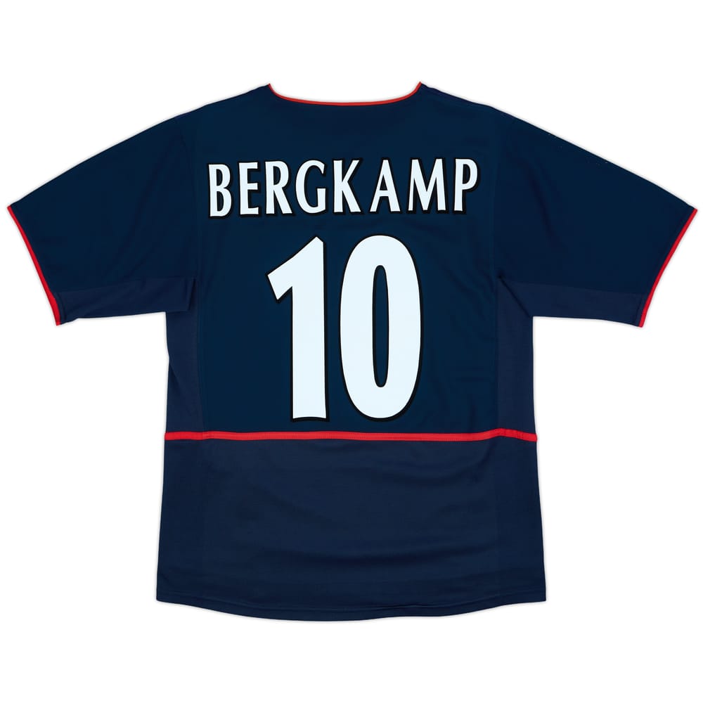 2002-04 Arsenal Away Shirt Bergkamp #10 - 8/10 - (M)