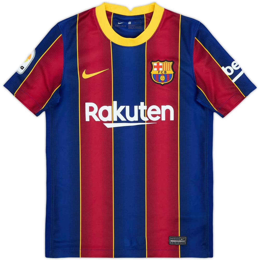2020-21 Barcelona Home Shirt - 7/10 - (M.Boys)