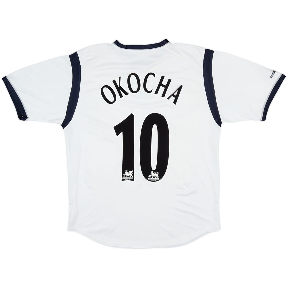 2001-03 Bolton Home Shirt Okocha #10 - 9/10 - (L)