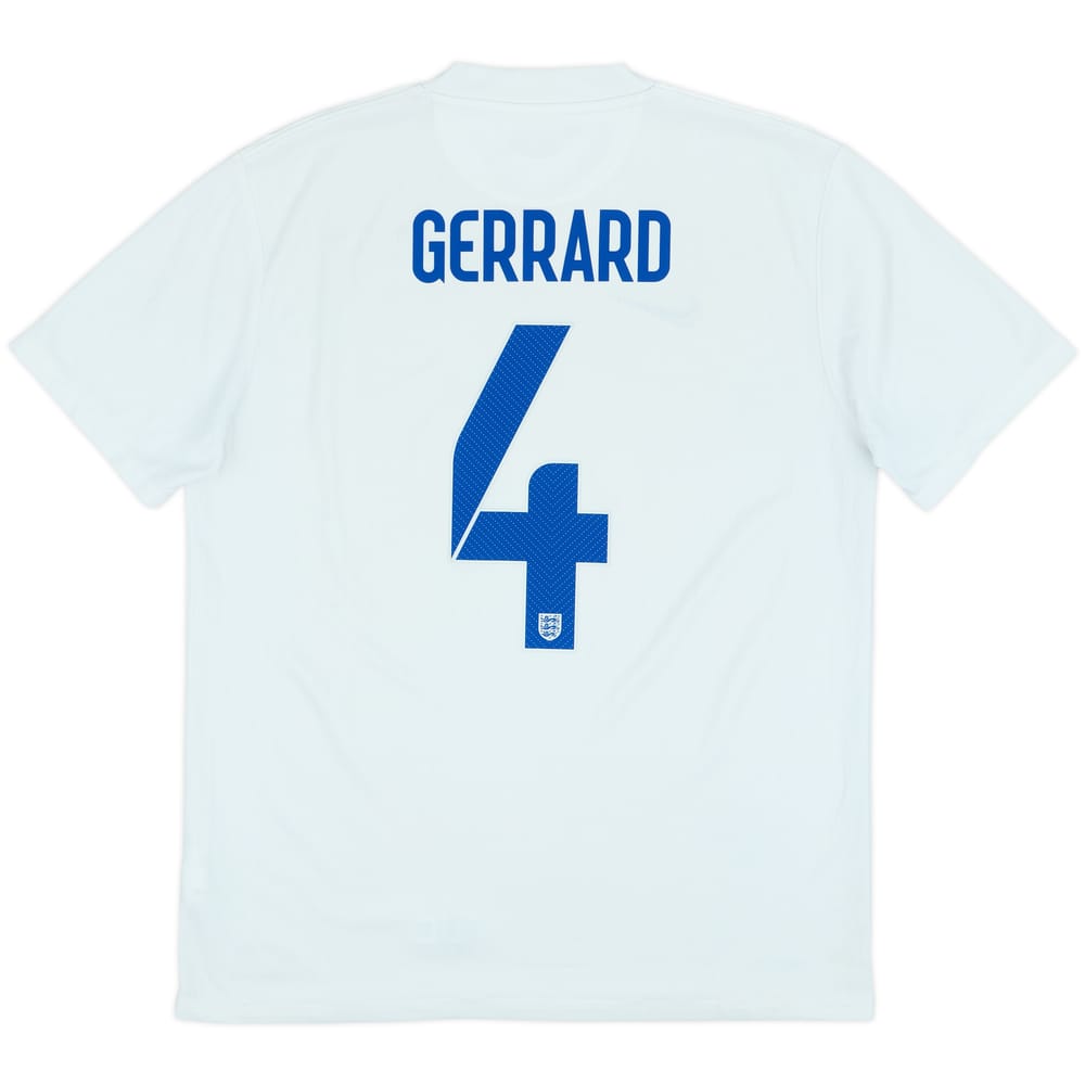 2014-15 England Home Shirt Gerrard #4 - 6/10 - (L)