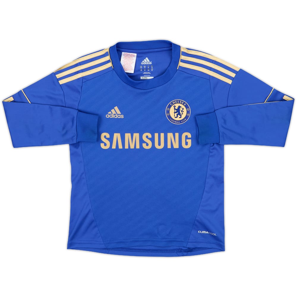 2012-13 Chelsea Home L/S Shirt - 9/10 - (7-8 Years)