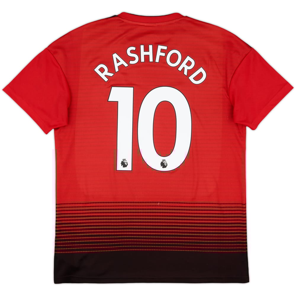 2018-19 Manchester United Home Shirt Rashford #10 - 6/10 - (M)