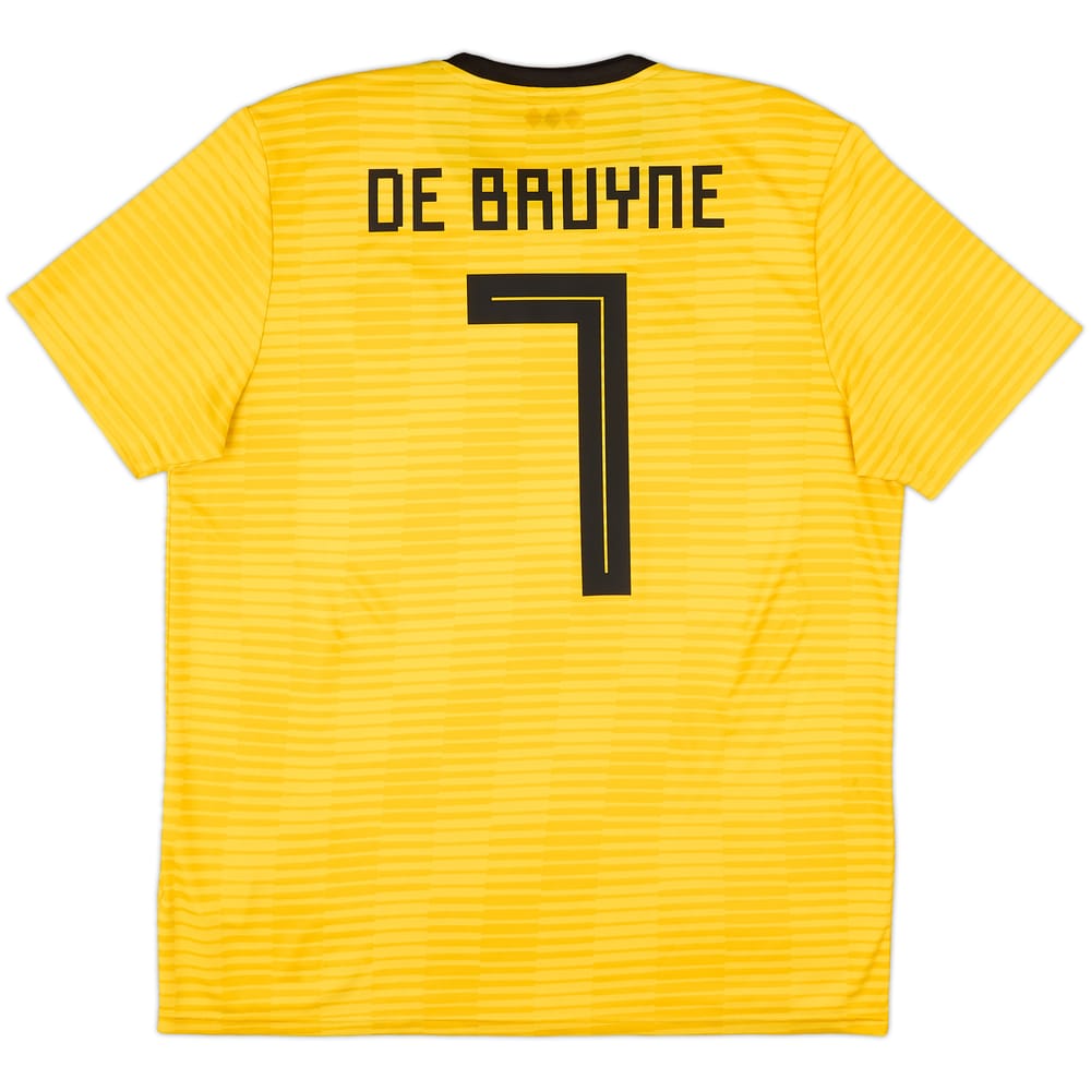 2018-19 Belgium Away Shirt De Bruyne #7 - 10/10 - (XL)