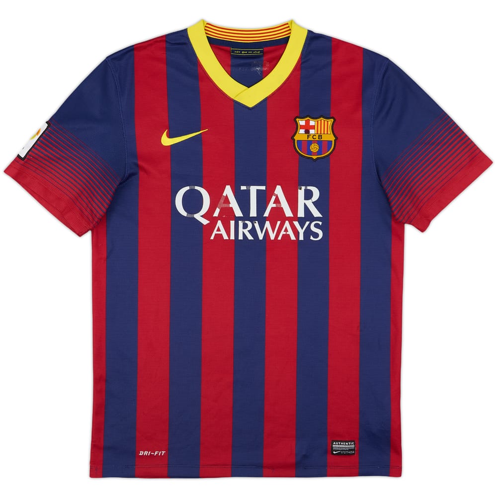 2013-14 Barcelona Home Shirt - 5/10 - (S)