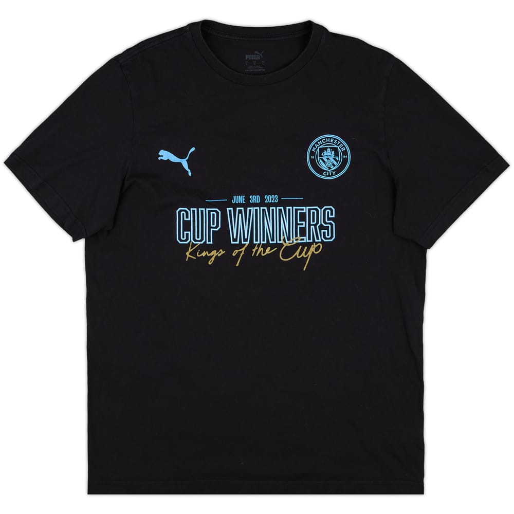 2022-23 Manchester City Puma Cotton Tee - 10/10 - (L)