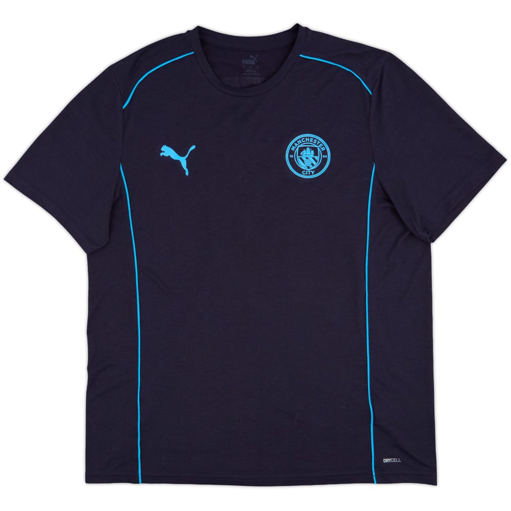 2024-25 Manchester City Puma Cotton Tee - 9/10 - (L)