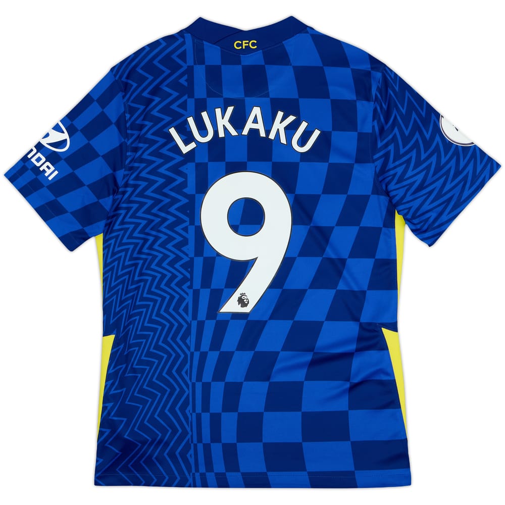 2021-22 Chelsea Home Shirt Lukaku #9 - 10/10 - (M)