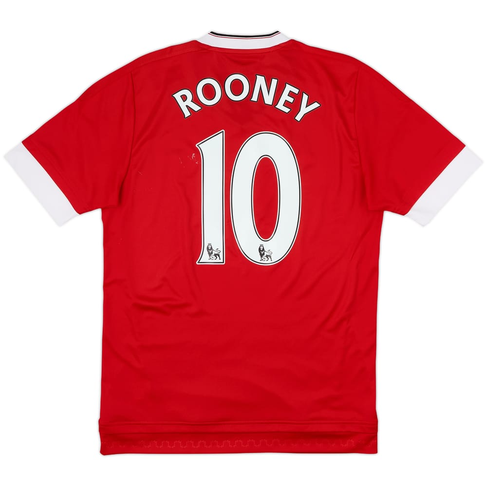 2015-16 Manchester United Home Shirt Rooney #10 - 6/10 - (S)