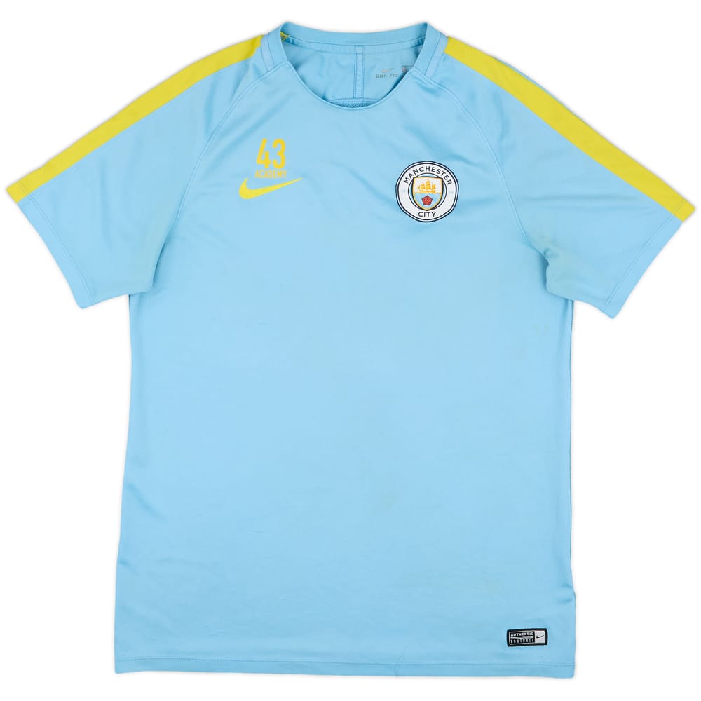 2016-17 Manchester City Nike Youth Player Issue Training Shirt #43 - 5/10 - (L)