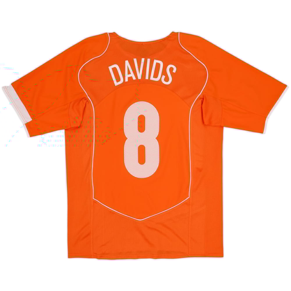 2004-06 Netherlands Home Shirt Davids #8 - 10/10 - (M)
