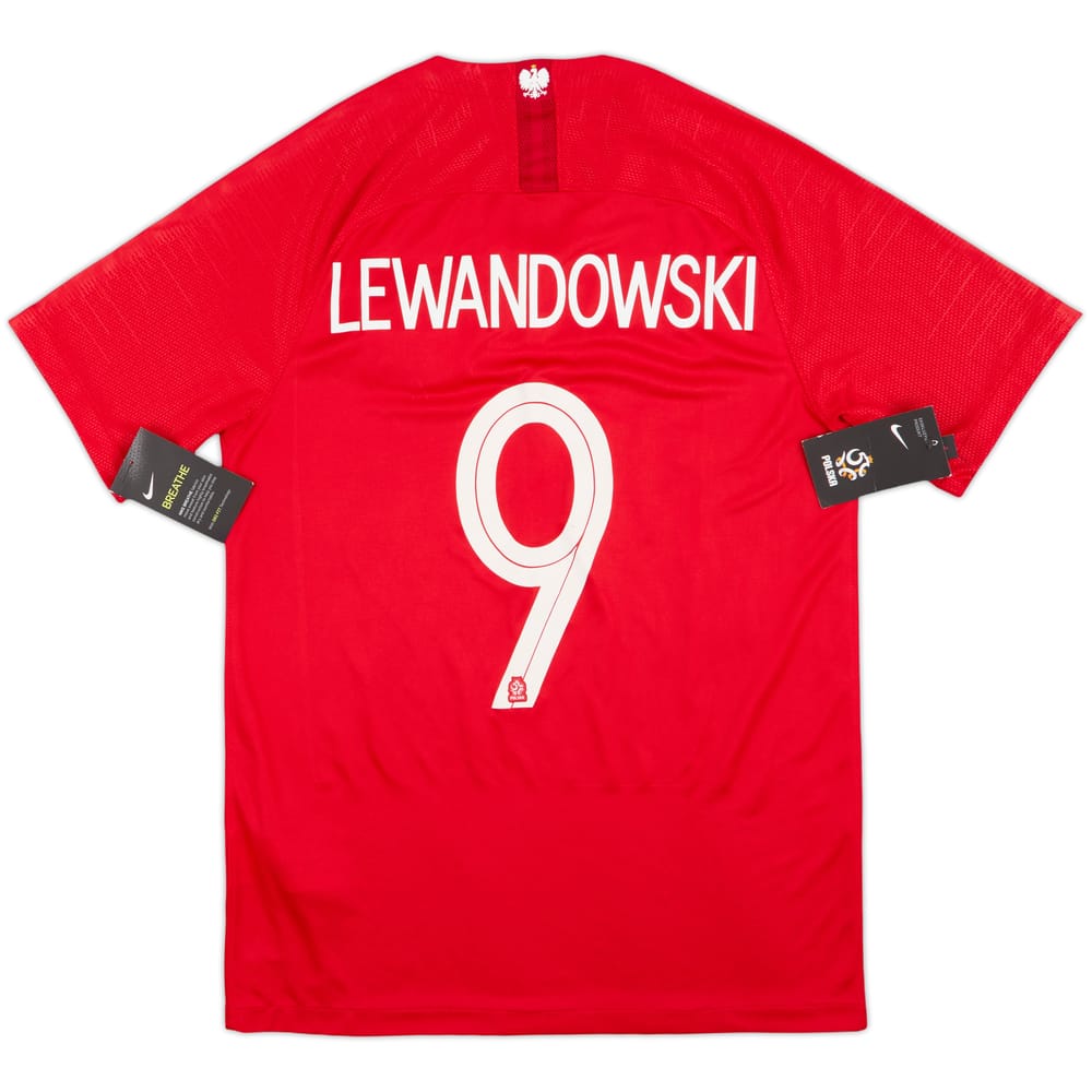 2018-19 Poland Away Shirt Lewandowski #9 (S)