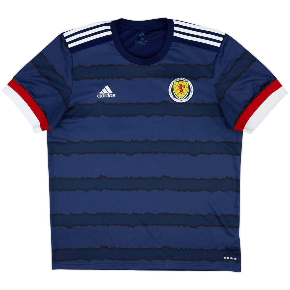2020-22 Scotland Home Shirt - 8/10 - (XL)