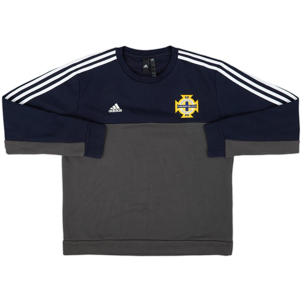 2020-21 Northern Ireland adidas Sweat Top - 9/10 - (L)