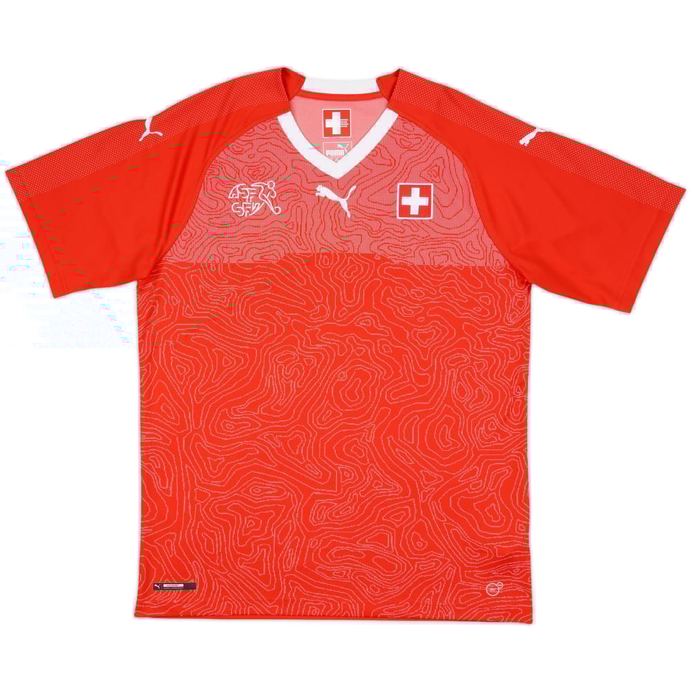 2018-20 Switzerland Home Shirt - 8/10 - (L)
