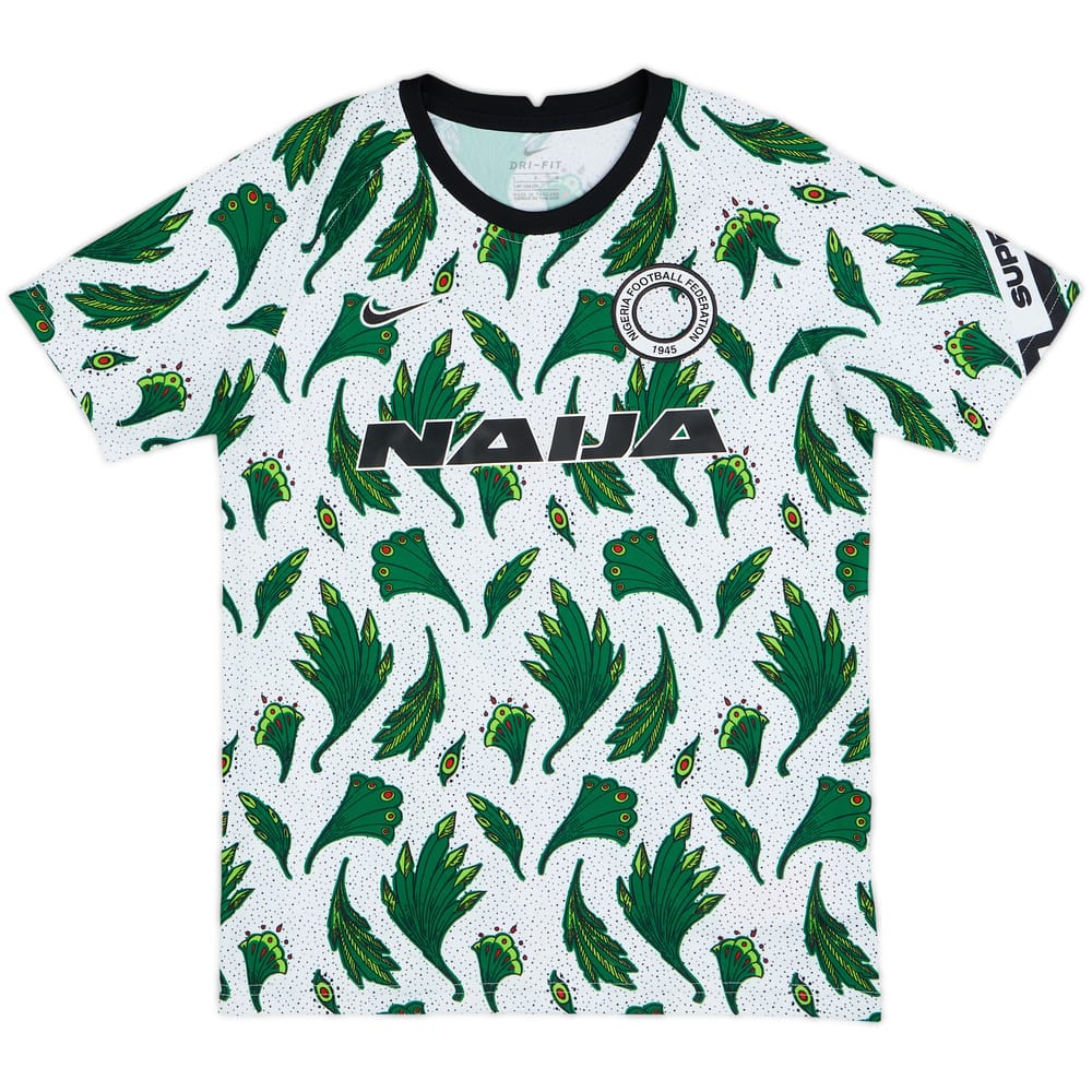 2020-21 Nigeria Nike Training Shirt - 8/10 - (L.Boys)