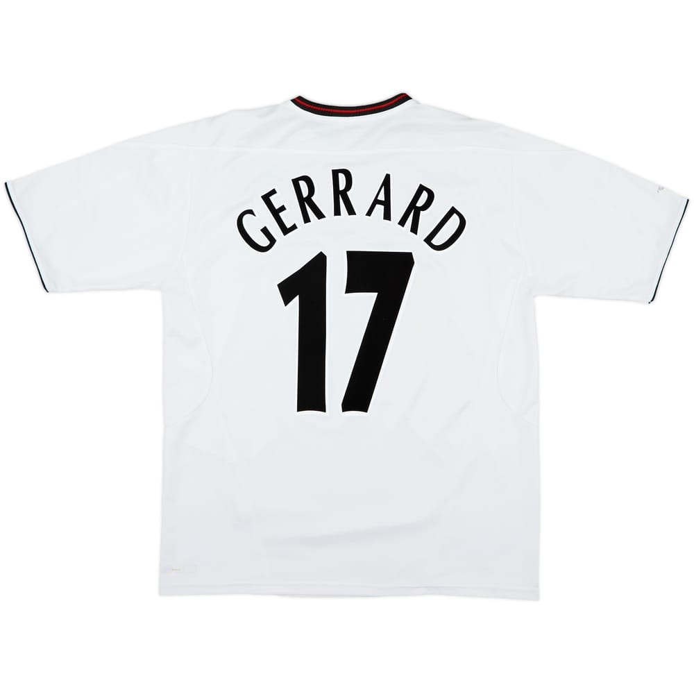 2003-04 Liverpool Away Shirt Gerrard #17 - 7/10 - (L)