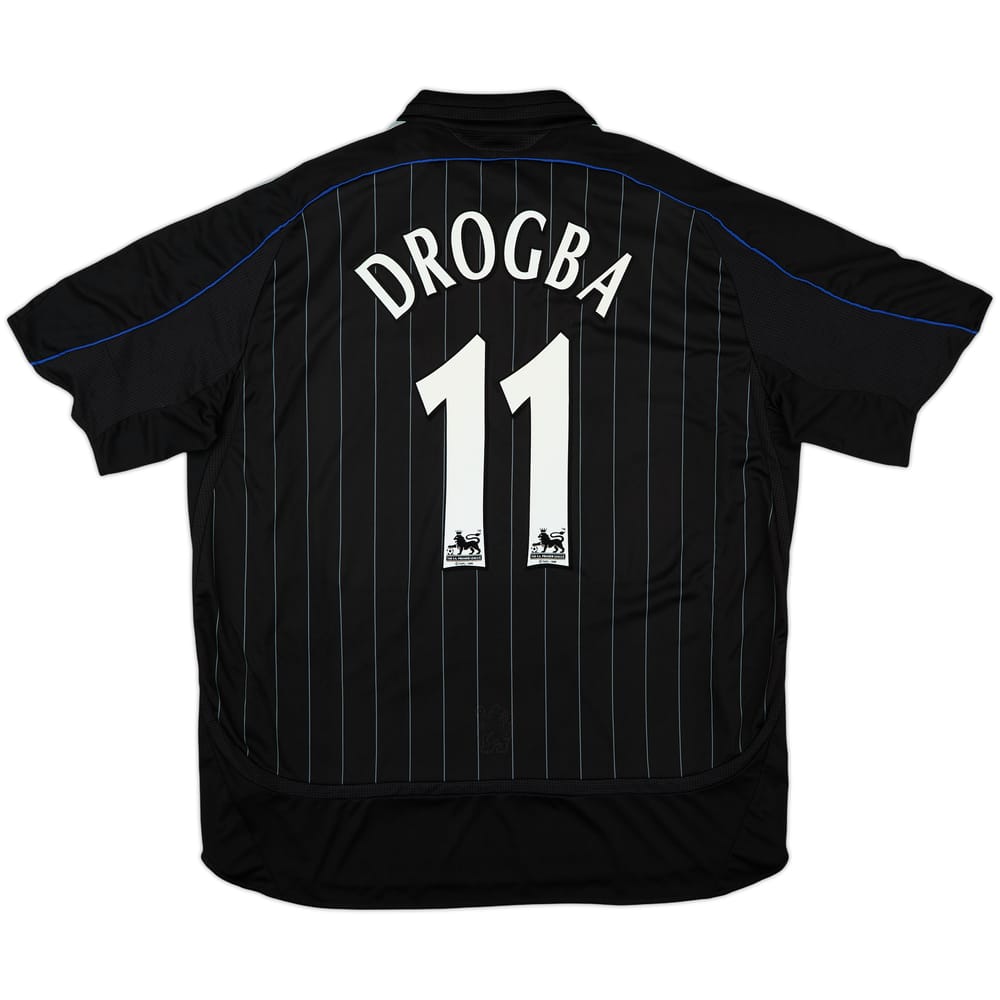 Camiseta de la tercera equipación del Chelsea 2006-07 Drogba #11 - 6/10 - (XXL)