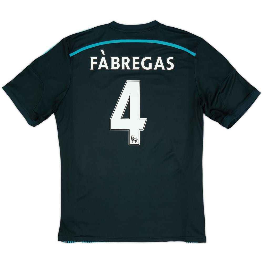 Camiseta de la tercera equipación del Chelsea 2014-15 Fabregas #4 - 8/10 - (L)